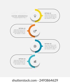 Vector infographics business template design
