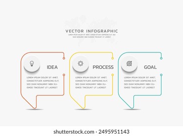 Vektorgrafik Infografiken Business Vorlage Design