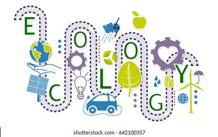 Vector infographics concept eco-friendly world