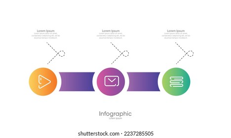 Vector Infographics design templates, and business concepts, can be used for workflow layout, diagrams, annual reports, web design
