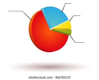 Vector infographics Diagram.  template for cycle diagram, graph, presentation and round chart.  Abstract background.