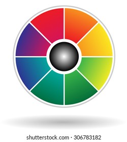 Vector infographics Diagram.  template for cycle diagram, graph, presentation and round chart.  Abstract background.