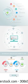 Vector infographics element with colored pyramid. For workflow layout, diagram, number options, step up, web design. Promotion and advertising successful business development. 