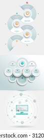 Vector infographics element with colored pyramid. For workflow layout, diagram, number options, step up, web design. Promotion and advertising successful business development. 