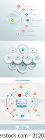 Vector infographics element with colored pyramid. For workflow layout, diagram, number options, step up, web design. Promotion and advertising successful business development. 
