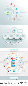 Vector infographics element with colored pyramid. For workflow layout, diagram, number options, step up, web design. Promotion and advertising successful business development. 