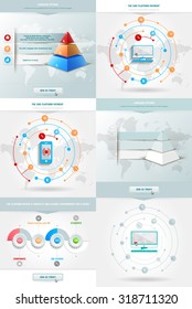 Vector infographics element with colored pyramid. For workflow layout, diagram, number, step up options, web design. Promotion and advertising successful business development. 