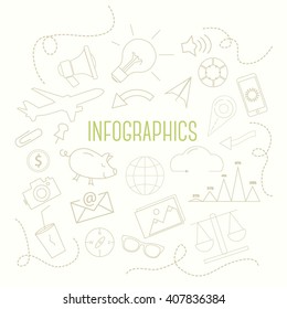 Vector infographics elements