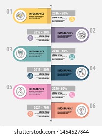 Vector Infographics flat template circles and labels. Used for diagram, graph, presentation, business concept options, content, flowchart, timeline, workflow, marketing, banner, web, step by step