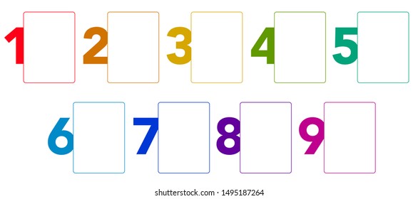 Vector Infographics Lineart Design of 9 Bubbles, Options or Steps. Business Concept. Can Be Used for Presentation Banner, Workflow Layout, Process Diagram, or Flow Chart