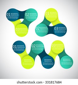 vector infographics metaball round diagram template for business presentations