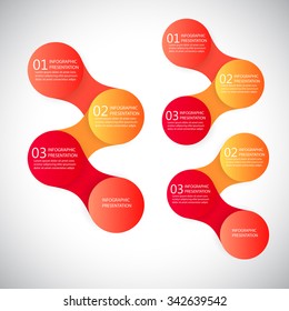 vector infographics metaball round diagram template for business presentations