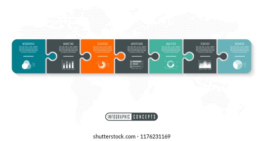 7 Step Flow Chart Template