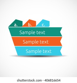 Vector infographics set. Collection of templates for diagram, graph, presentation. Business concept with options, parts, steps or processes.