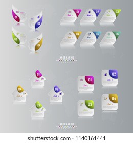 Vector infographics template for chart, diagram, web design, presentation, workflow layout.