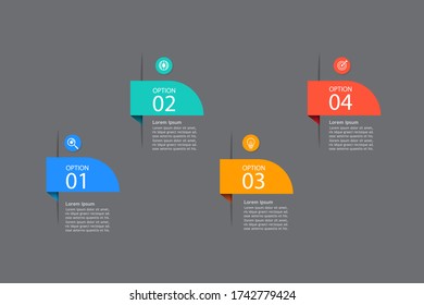 Vector Infographics template editable for business or education presentation can be used for workflow layout, diagram, annual report. vector design illustration eps.10