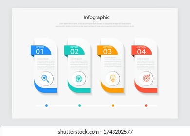 Vector Infographics template editable for business or education presentation can be used for workflow layout, diagram, annual report. vector design illustration eps.10
