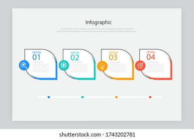 Vector Infographics template editable for business or education presentation can be used for workflow layout, diagram, annual report. vector design illustration eps.10