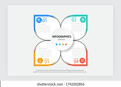 Vector Infographics template editable for business or education presentation can be used for workflow layout, diagram, annual report. vector design illustration eps.10