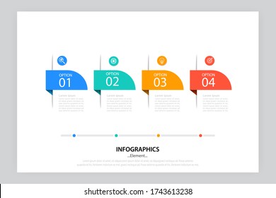 Vector Infographics template editable for business or education presentation can be used for workflow layout, diagram, annual report. vector design illustration eps.10