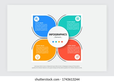 Vector Infographics template editable for business or education presentation can be used for workflow layout, diagram, annual report. vector design illustration eps.10