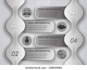 Vector infographics - template for the presentation of your data