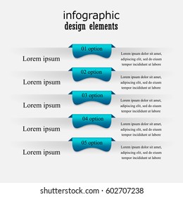 Vector infographics timeline design template with 3D paper label. Blank space for content, businepaperss, infographic, diagram, flowchart, diagram, time line or steps process