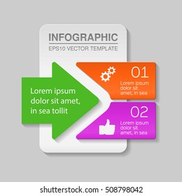 Vector Infography Template, Two Options.
