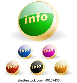 Vector information button set