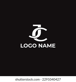 Vektor-Initial-JC-Logo-Design-Vektorgrafik