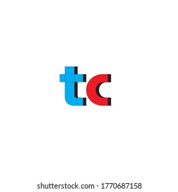 Vector Initial Letter Tc Lowercase Linked Stock Vector (Royalty Free ...