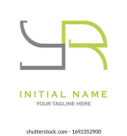 Vector Initial Logo YR Corporate