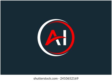 Vector initials letter ah realtor  real estate and property business logo design