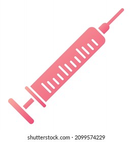 Vector Injection Glyph Gradient Icon Design
