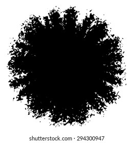 Bloque de tinta del vector. Elemento de diseño.