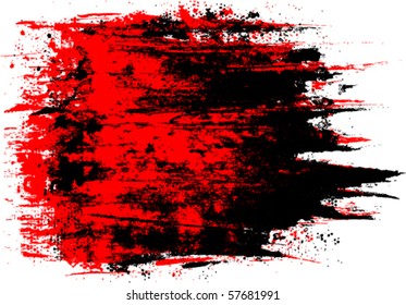 vector ink brush stroke