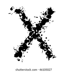 Vector ink letter