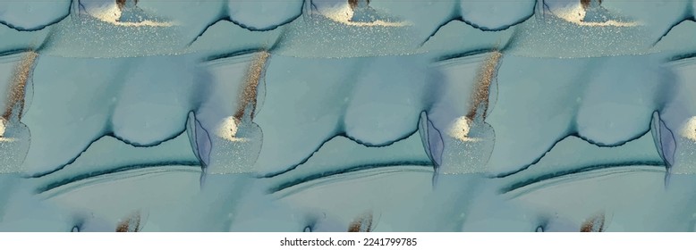 Vector Ink Marble. Fluid Elegant Watercolor. Watercolor Marble. Gold Gradient Watercolor. Modern Abstract Art Template. Golden Copper Texture. Foil Ink Paint. Blue Marble Background. Foil Alcohol Ink