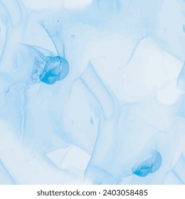 Vector Ink Marble. Gold Seamless Watercolor. Watercolor Canvas. Fluid Elegant Background. Luxury Seamless Sea Template. Shiny Copper Repeat. Foil Marble Background. Blue Ink Paint. Modern Alcohol Ink