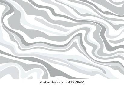 Vector ink marble style texture. Hand drawn marbling effect. Background illustration in grey pastel monochrome colors. Aqua print. Great for greeting and wedding cards, template, banner