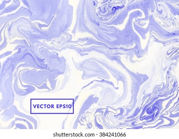 Vector Ink marble texture. Abstract background. 