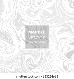 Vector ink marble texture abstract background. Marbling technique. Abstract texture for your design, postcard, invitation, fabric, logo and others. Light gray background.