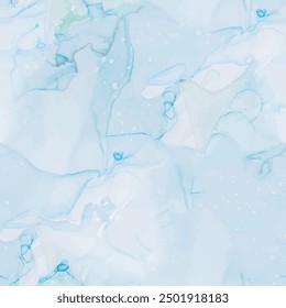 Vector Ink Marble. Water Golden Pattern. Blue Vector Background. Watercolor Marble. Pastel Abstract Sky Painting. Fluid Elegant Watercolor. Gold Marble Watercolor. Pink Sea Paint. Trendy Alcohol Ink