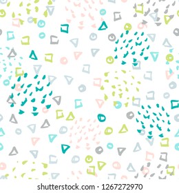 Vector ink and paint textures set. Grungy hand drawn elements - Vector