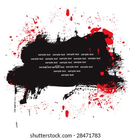 vector ink splash background