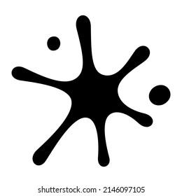 Diseño del cliente de salpicaduras de tinta vectorial que se puede utilizar en varios proyectos.