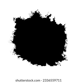 Vector ink splat. Abstract blot. Abstract background. Flat.