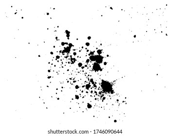 Vector ink spot on a white background.