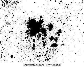 Vector ink spot on a white background.