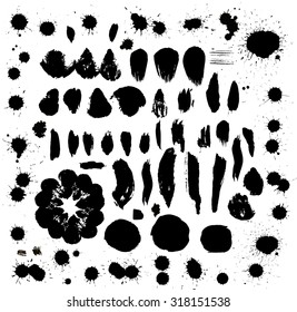 Vector ink stain